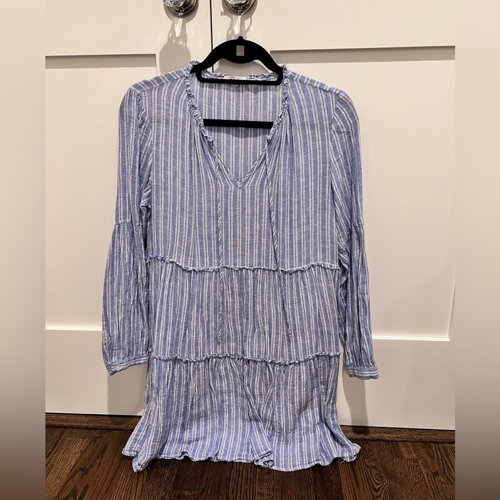 Rails plaid linen dress
